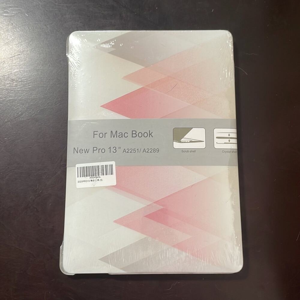 MacBook New Pro 13” pink mountains shell